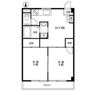 東京都板橋区仲宿 賃貸マンション 2DK
