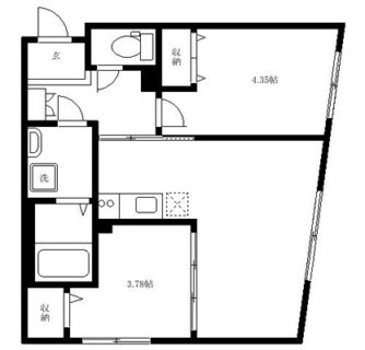 東京都豊島区上池袋１丁目 賃貸マンション 2DK