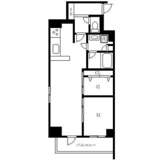 東京都新宿区東五軒町 賃貸マンション 2DK