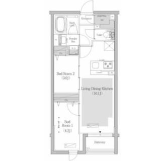 東京都文京区小石川３丁目 賃貸マンション 2LDK