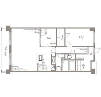 東京都板橋区新河岸２丁目 賃貸マンション 2LDK