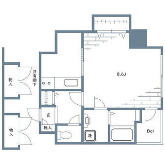 東京都豊島区巣鴨４丁目 賃貸マンション 1K