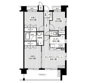 東京都港区港南３丁目 賃貸マンション 3LDK