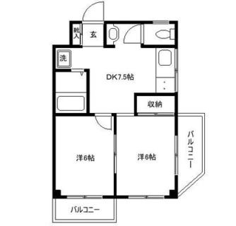 東京都板橋区熊野町 賃貸マンション 2DK