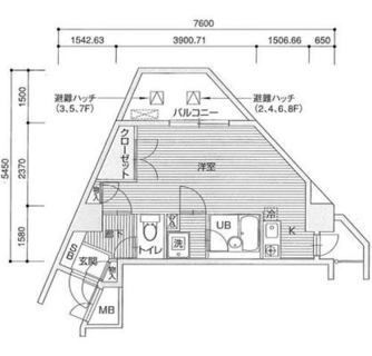 東京都千代田区神田猿楽町２丁目 賃貸マンション 1R