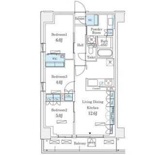 東京都北区神谷３丁目 賃貸マンション 3LDK