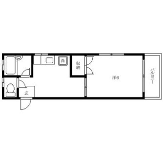 東京都新宿区高田馬場１丁目 賃貸アパート 1DK