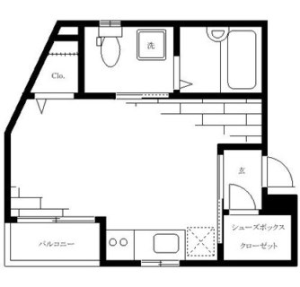 東京都新宿区下落合４丁目 賃貸マンション 1R