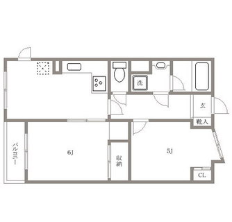 東京都北区堀船１丁目 賃貸マンション 2DK