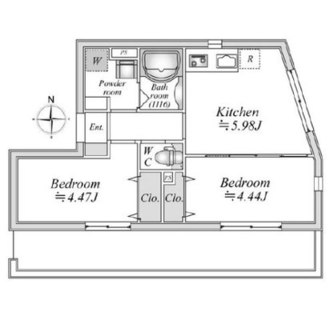 東京都豊島区巣鴨５丁目 賃貸マンション 2K