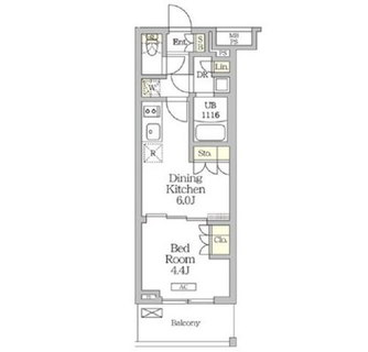 東京都北区滝野川１丁目 賃貸マンション 1DK