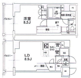 東京都北区王子２丁目 賃貸マンション 1LDK