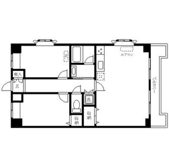 東京都板橋区赤塚４丁目 賃貸マンション 2LDK