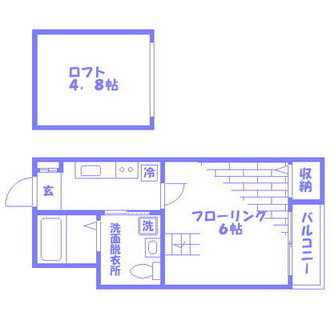 東京都足立区西新井本町１丁目 賃貸アパート 1K