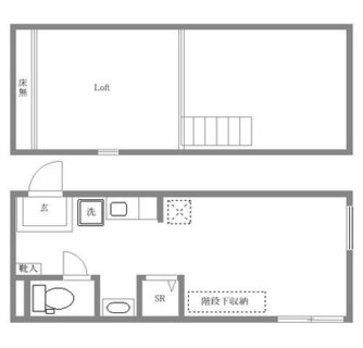 東京都北区志茂１丁目 賃貸アパート 1R