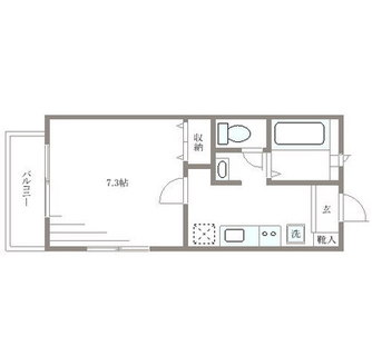東京都豊島区東池袋２丁目 賃貸アパート 1K