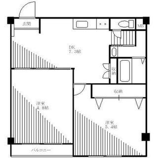 東京都板橋区池袋本町４丁目 賃貸マンション 2DK