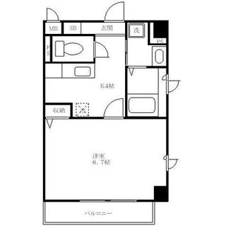 東京都荒川区荒川４丁目 賃貸マンション 1K
