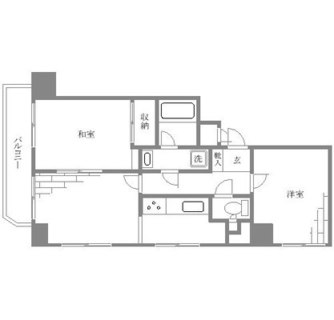 東京都北区滝野川１丁目 賃貸マンション 2LDK