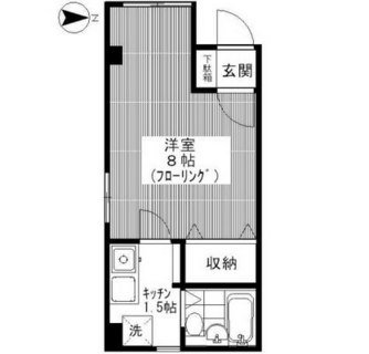 東京都板橋区常盤台４丁目 賃貸マンション 1K