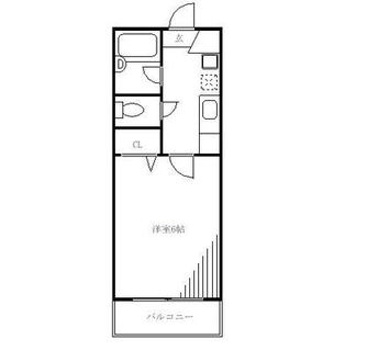 東京都北区中里２丁目 賃貸マンション 1K