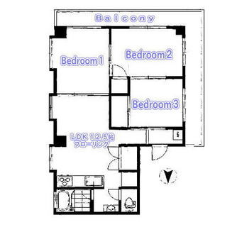 東京都北区田端６丁目 賃貸マンション 3LDK