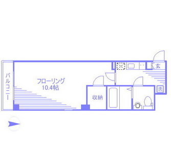 東京都豊島区池袋４丁目 賃貸マンション 1K