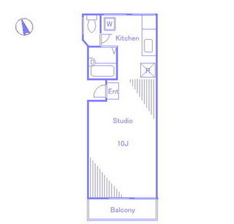 東京都板橋区上板橋２丁目 賃貸マンション 1R